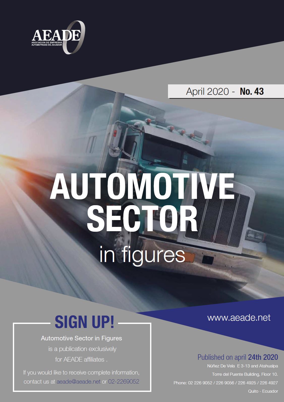 Automotive Sector in Figures – April 2020