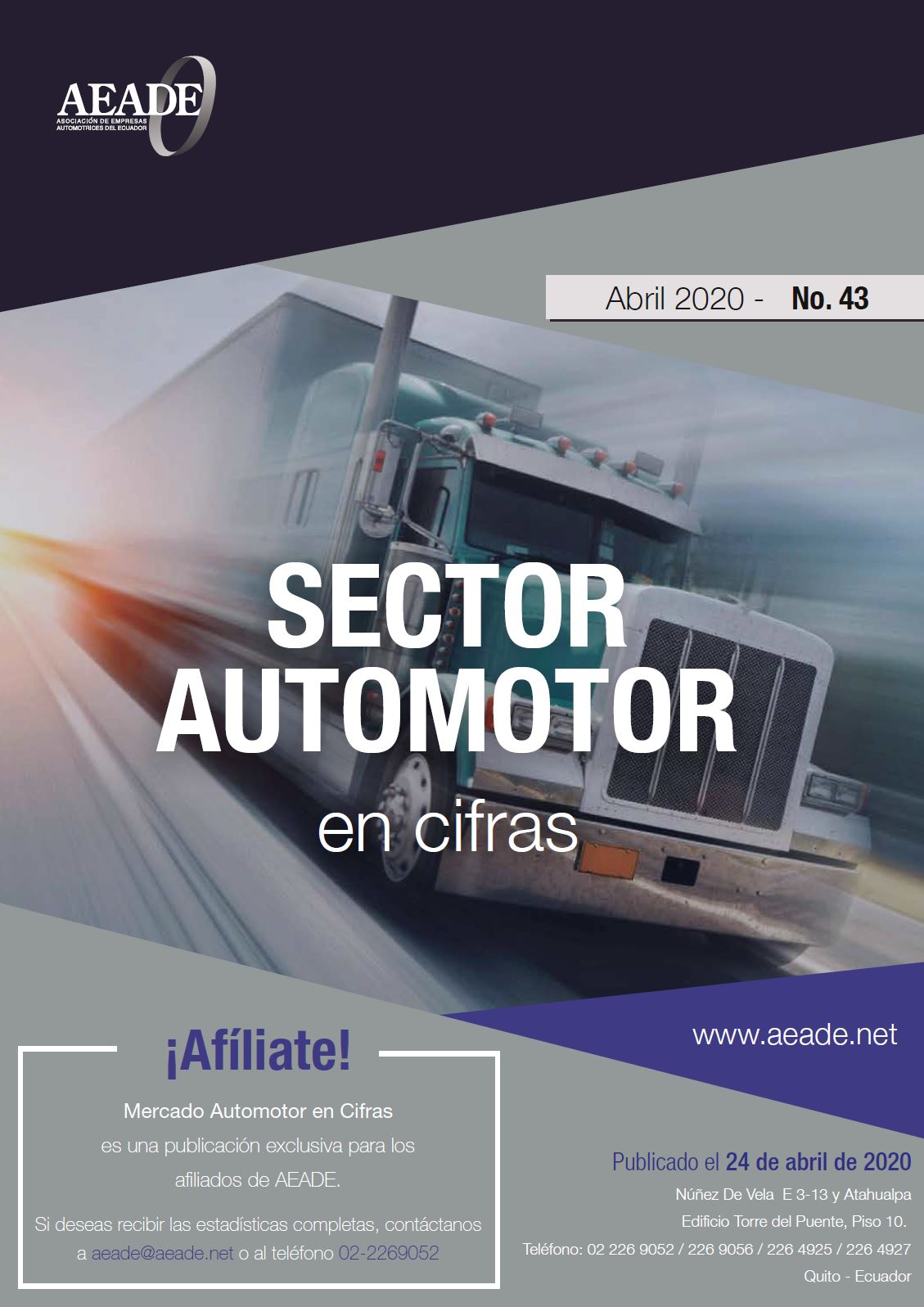 Sector en cifras – Abril 2020