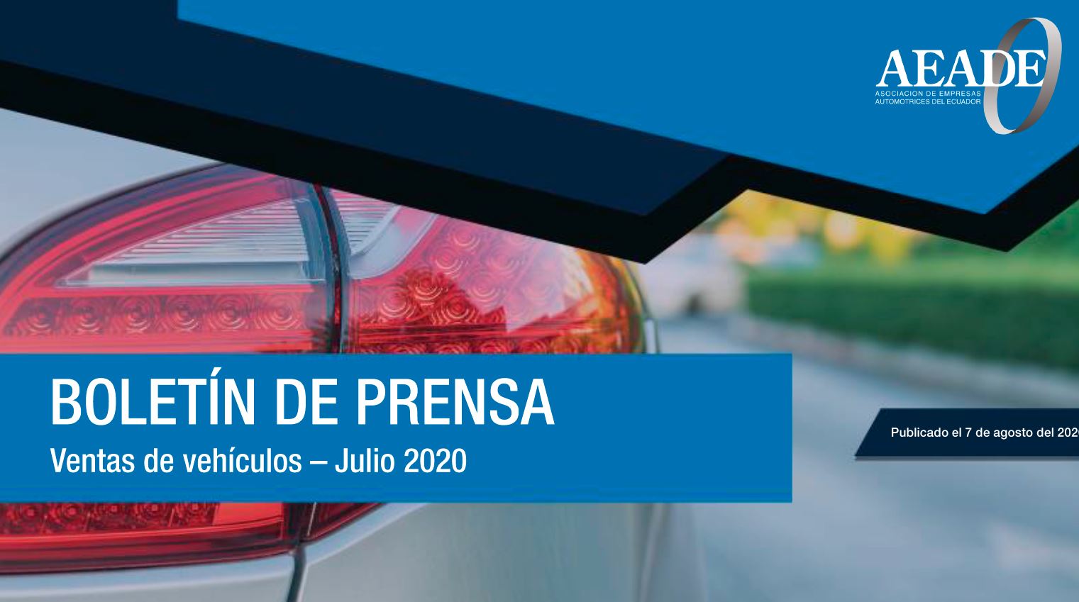 Boletín de ventas para prensa: ventas de vehículos – Agosto