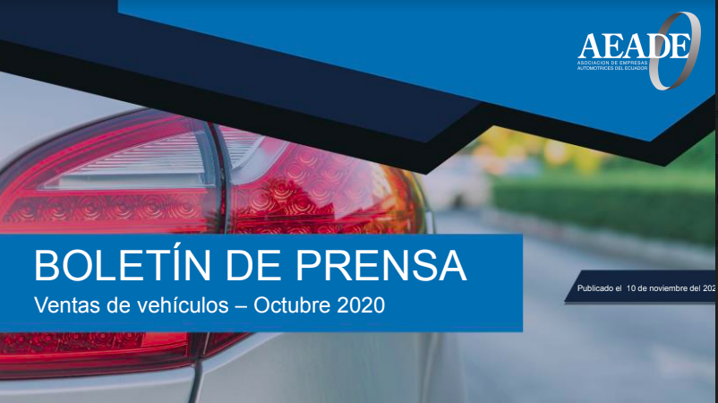 Boletín de ventas para prensa: ventas de vehículos – Noviembre