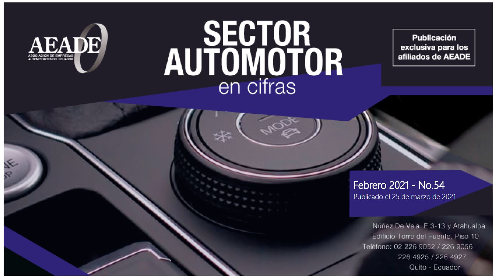 Sector Automotor en cifras – Marzo 2021