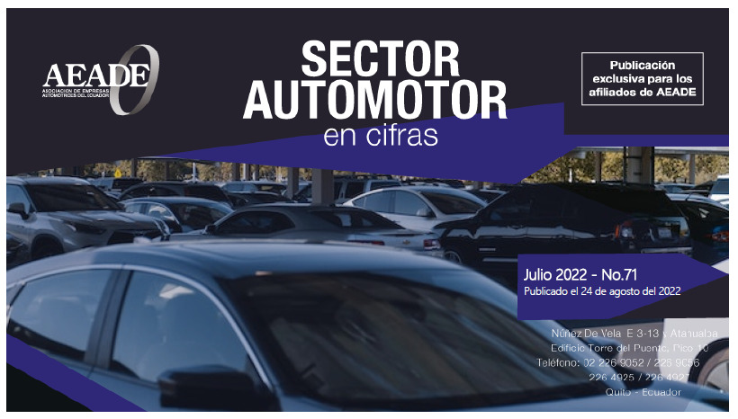 Sector Automotor en Cifras – Agosto 2022