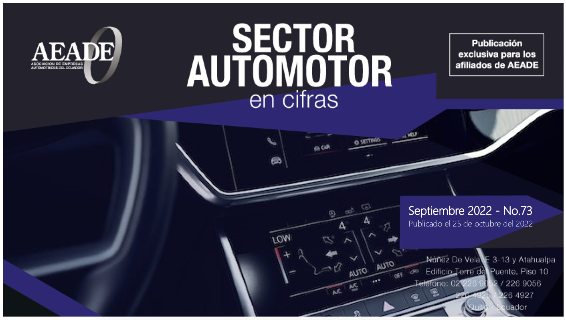 Sector Automotor en Cifras – Octubre 2022