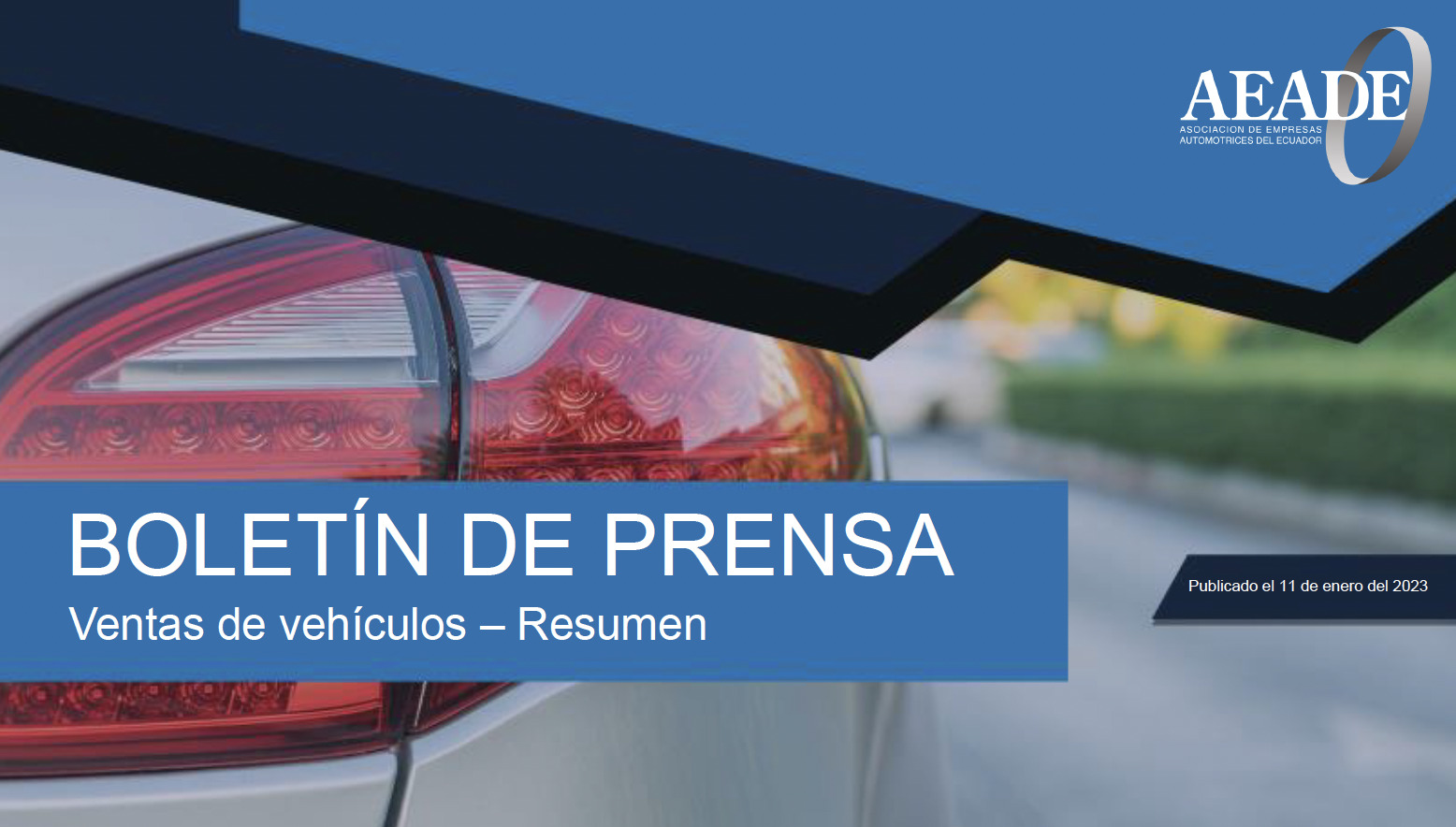 Boletín de ventas para prensa: ventas de vehículos – Enero 2023