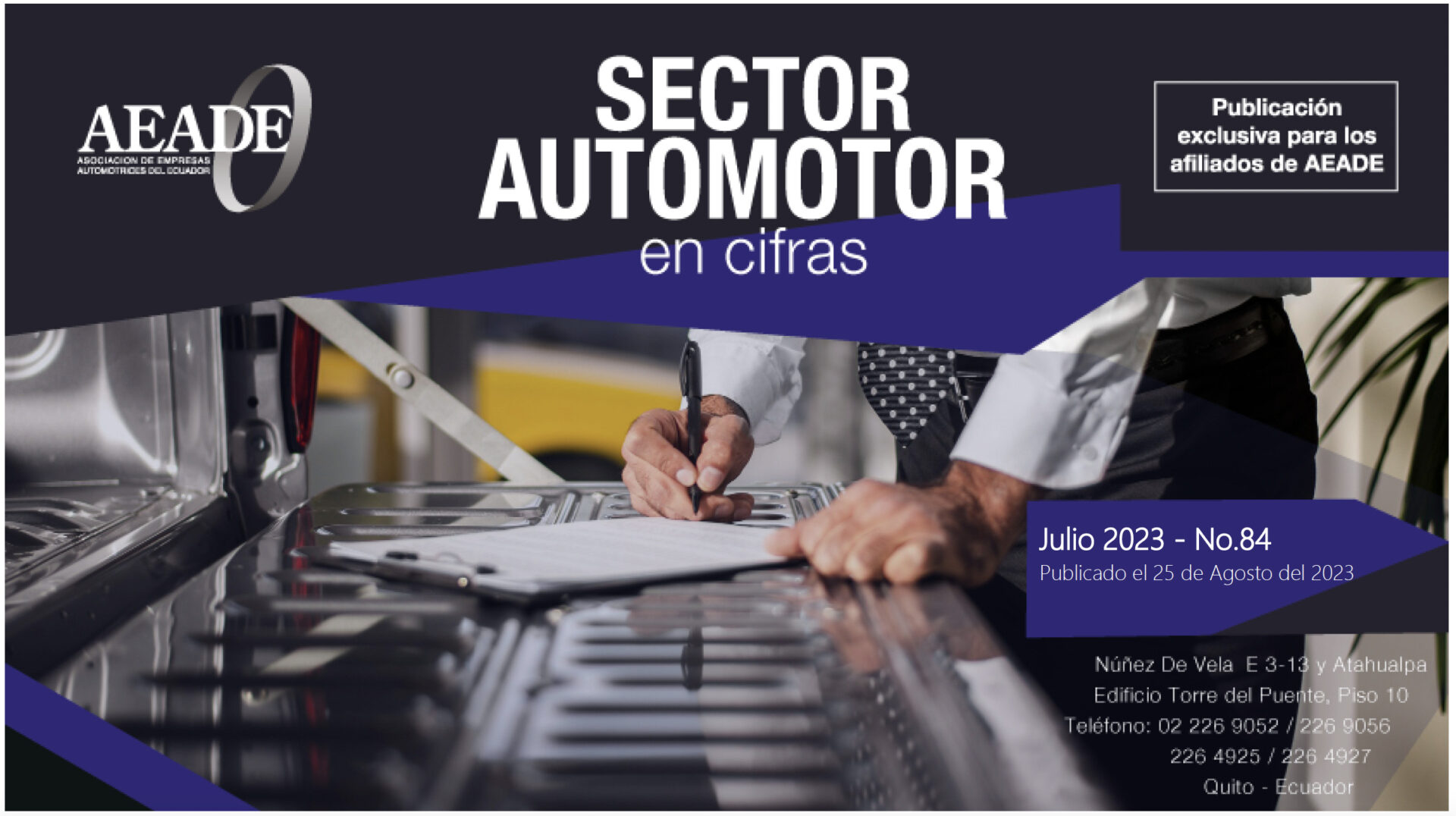 Sector Automotor en Cifras – Agosto 2023