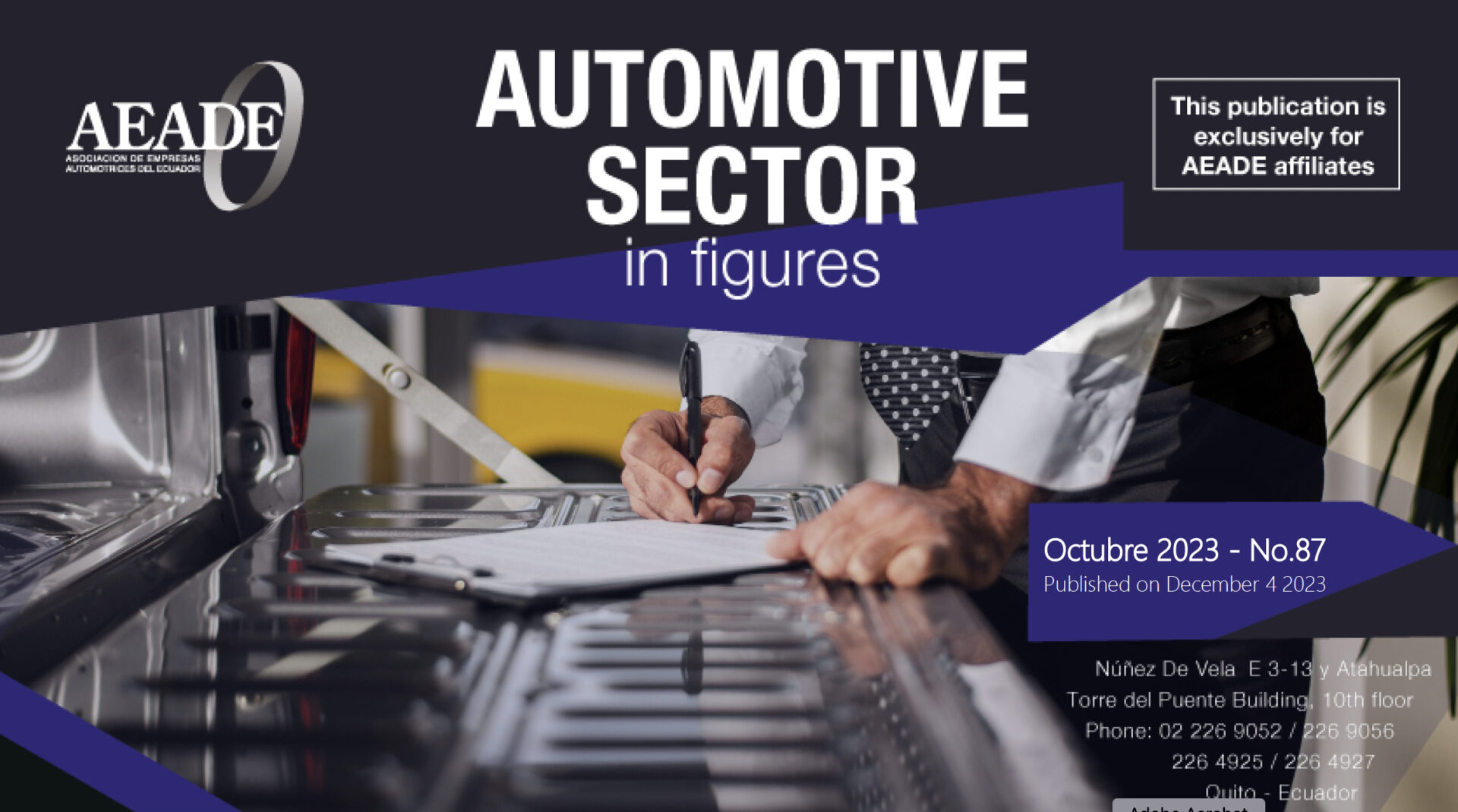 Automotive Sector in Figures – November 2023